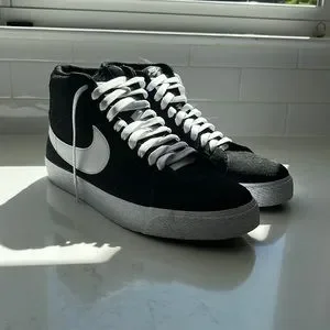 Nike | Shoes | Nike Sb Zoom Blazer Mid Size 5 Black And
